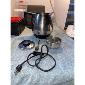 Saladmaster Jet-O-Matic Model 10 Automatic Electric Coffee Percolator Maker